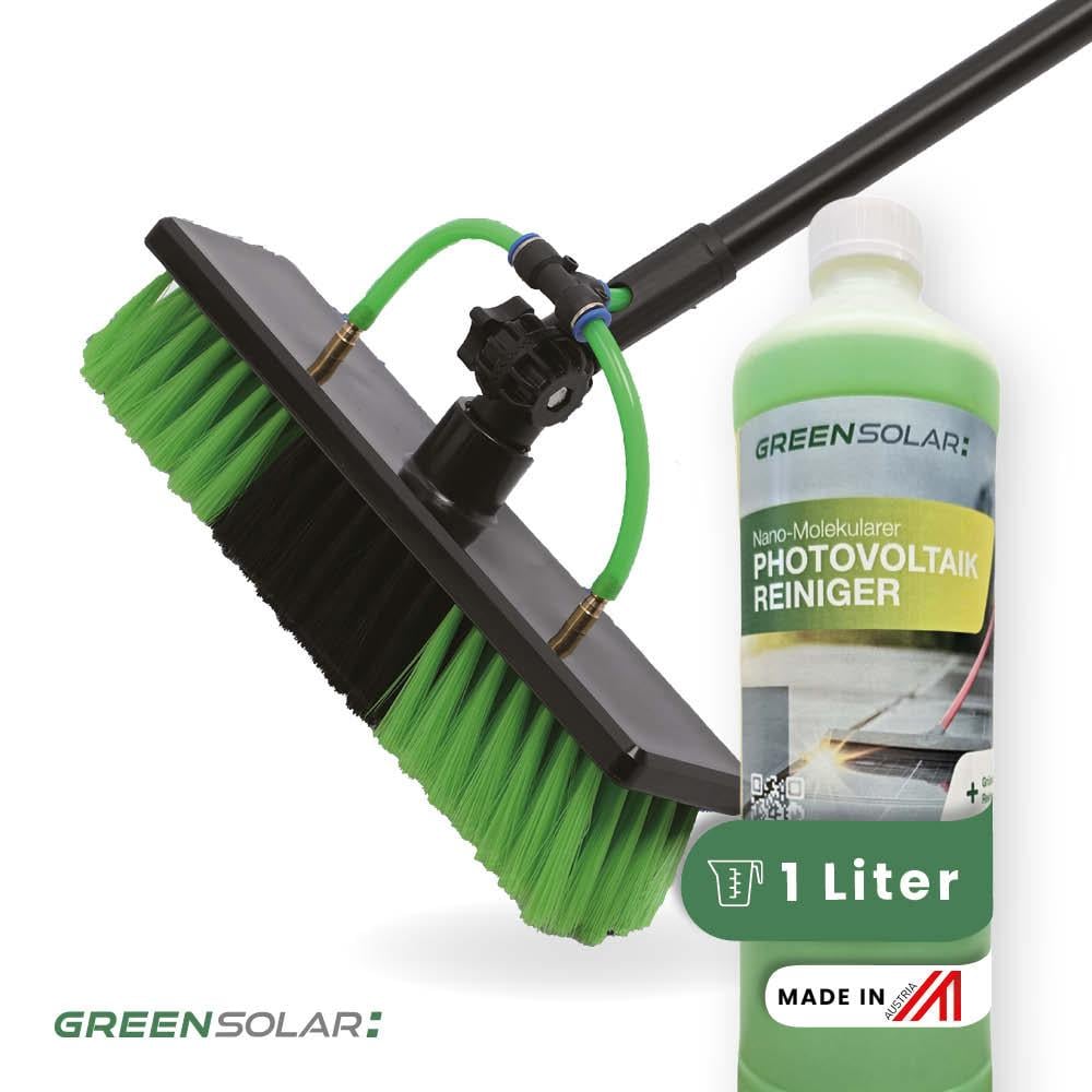 Waschbürste mit Teleskopstab 4,6m inkl. Reiniger