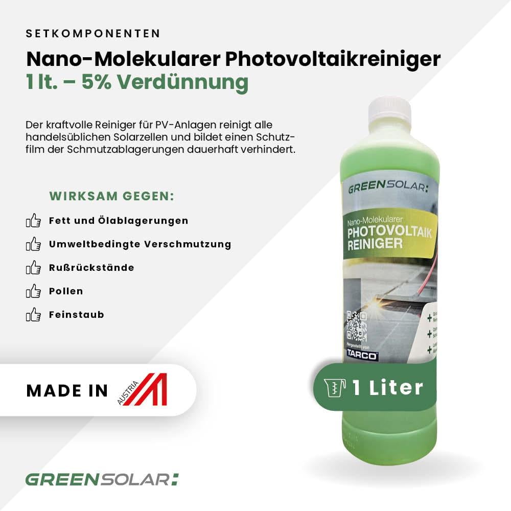 Waschbürste mit Teleskopstab 4,6m inkl. Reiniger