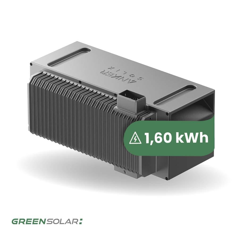 Balkonkraftwerkspeicher Erweiterung 1,60kWh "Anker SOLIX BP1600 Expansion Battery"