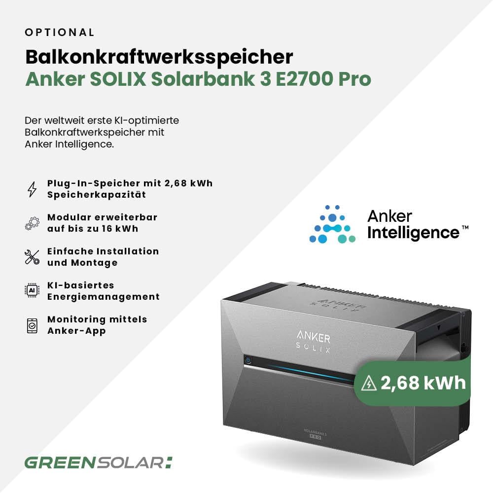 Balkonkraftwerkspeicher Anker SOLIX BP2700 Expansion Battery