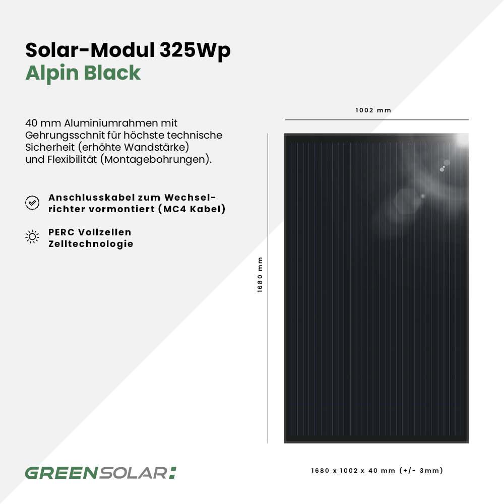 2x Sonnenkraftwerke 325/400W mit Balkonkraftwerkspeicher refurbished 2,24 kWh