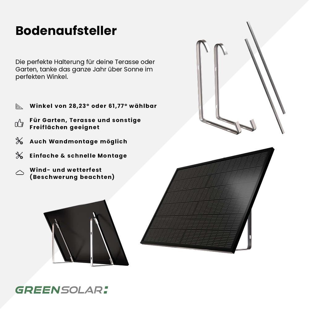 Bodenaufsteller für 1 Modul