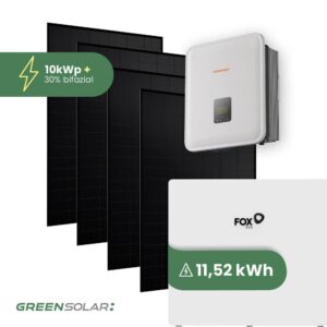 Solaranlage 10kWp mit Speicher 11,52 kWh ohne Halterung