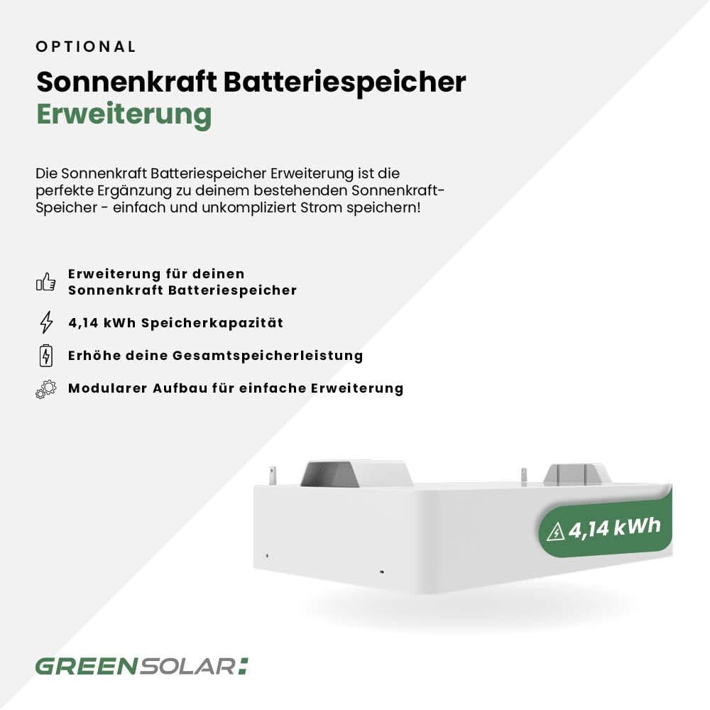Sonnenkraft Batteriespeicher 12,44kWh