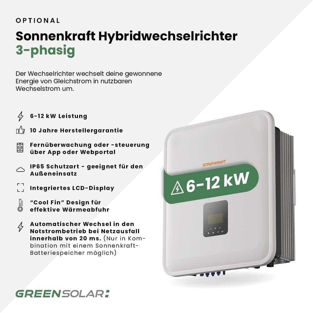 Sonnenkraft Batteriespeicher 12,44kWh