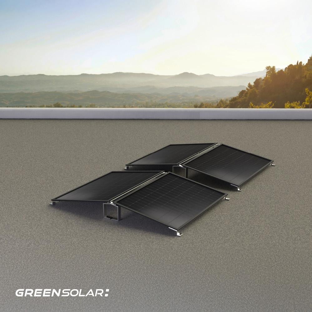 Solarkraftwerk Flachdach 1800/1600 bifazial