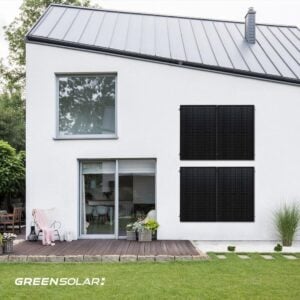 Solarkraftwerk Wand 1800/1600 black bifazial