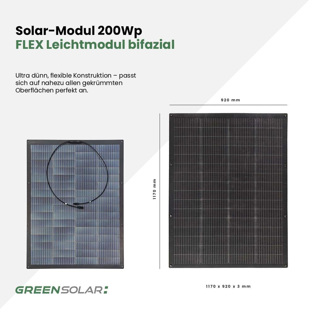 Balkonkraftwerk Flex 800/800 Set Black/bifazial