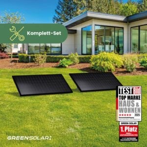 Balkonkraftwerk Boden M - Komplett-Set (900W)