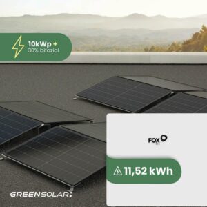 Solaranlage Flachdach 10kWp mit Speicher 11,52 kWh