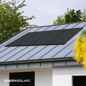 Solarkraftwerk Universaldach 1800/1600 black bifazial