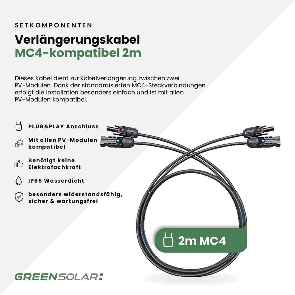 Solarkraftwerk Basic 2000/1600 black bifazial