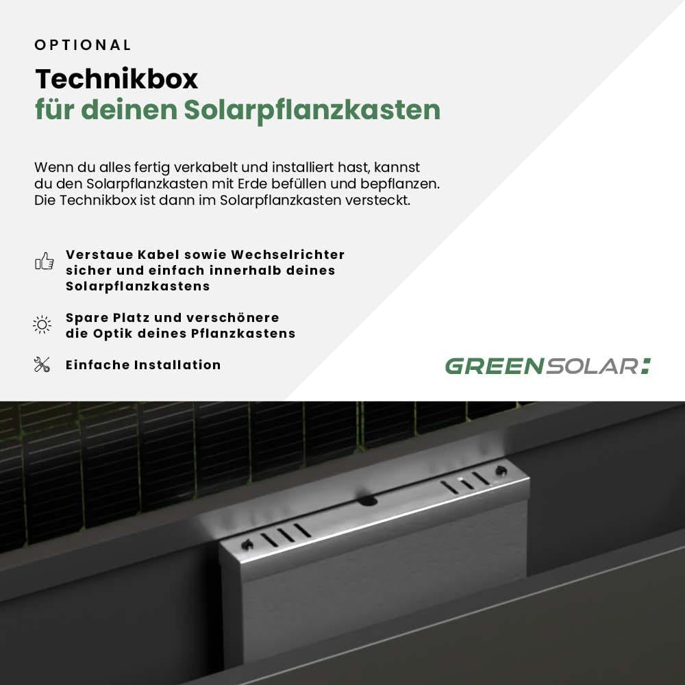 Solarpflanzkasten 840/800 Cortenstahl
