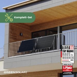 Balkonkraftwerk Balkon M - Komplett-Set (900W) inkl. Wifi Plug
