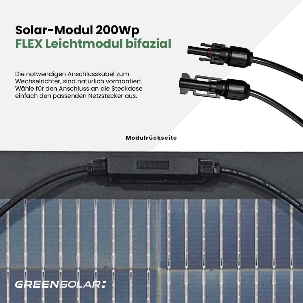 Balkonkraftwerk Flex 800/800 Set Black/bifazial