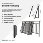 20334 Greensolar Balkonkraftwerk Balkon 900 800 Bifazial 07