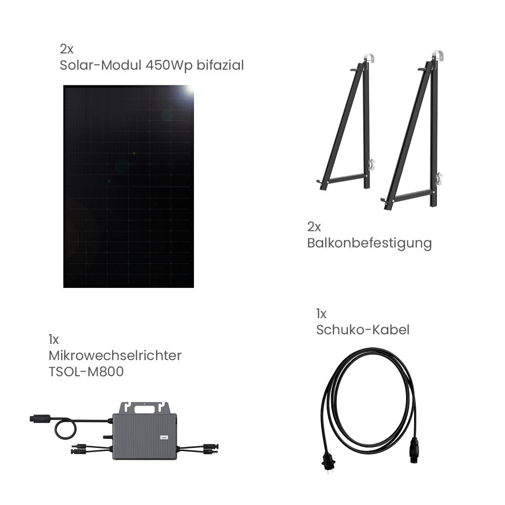 20334 Greensolar Balkonkraftwerk Balkon 900 800 Bifazial 12