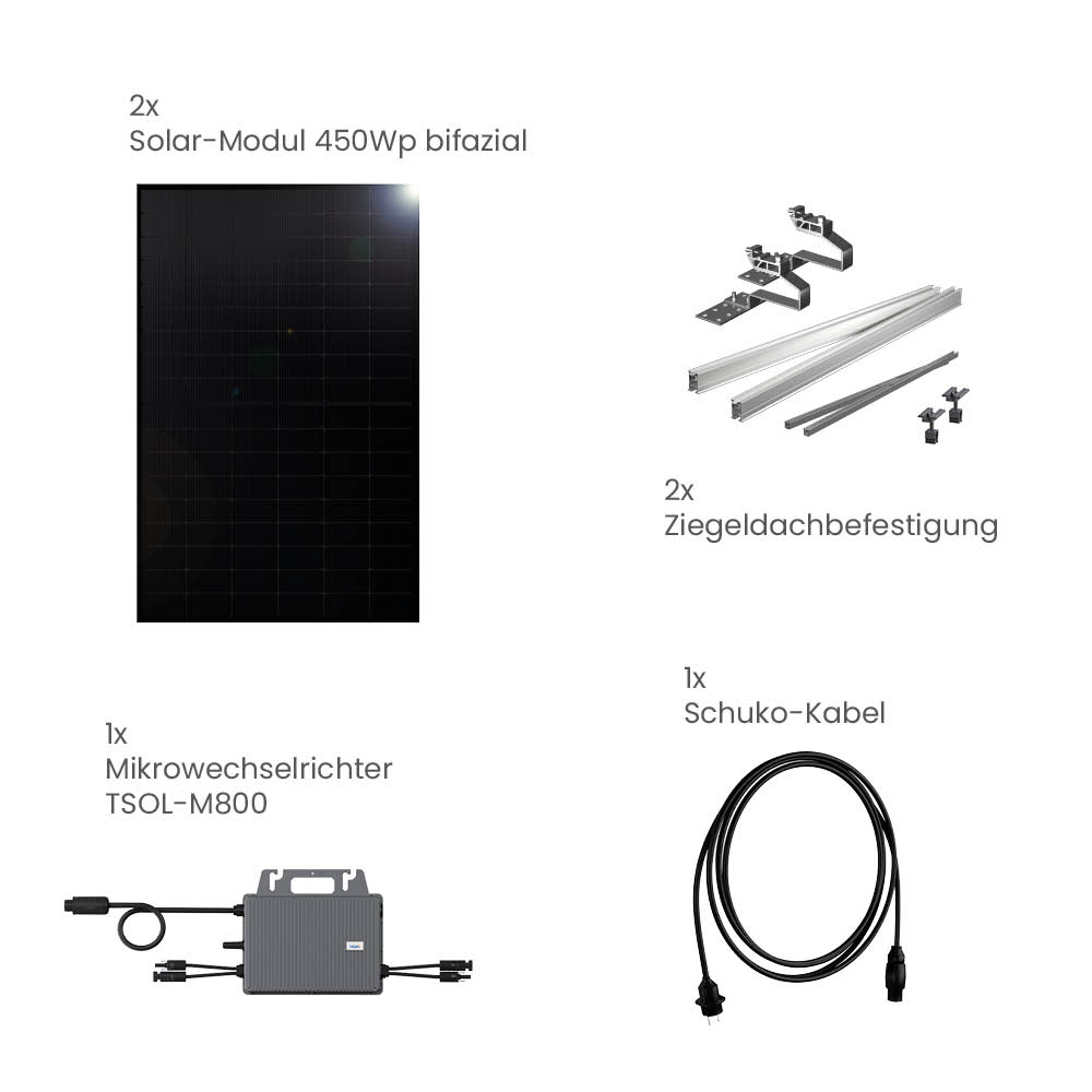 20336 Greensolar Balkonkraftwerk Ziegeldach 900 800 Bifazial 12