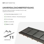 850:800 BKW-Komplettset Universaldach (20180)7