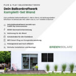 20307 Greensolar Balkonkraftwerk Wand 900 800 Bifazial 02