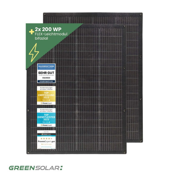 10082 2 Greensolar Solar Modul Flex 2x 200wp Bifazial 01