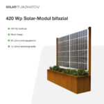 20218 Solarpflanzkasten 840 800 Cortenstahl Bifazial Premium Line 03