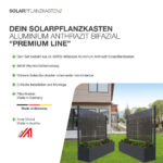 20219 Solarpflanzkasten 840 800 Aluminium Anthrazit Bifazial Premium Line 02
