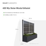 20219 Solarpflanzkasten 840 800 Aluminium Anthrazit Bifazial Premium Line 04