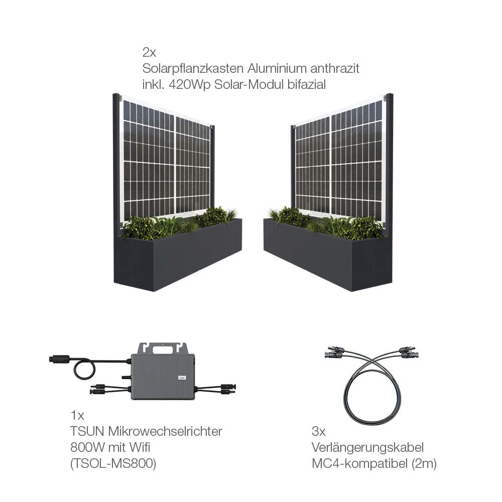 20219 Solarpflanzkasten 840 800 Aluminium Anthrazit Bifazial Premium Line 08 20219 Solarpflanzkasten 840 800 Aluminium Anthrazit Bifazial Premium Line 08