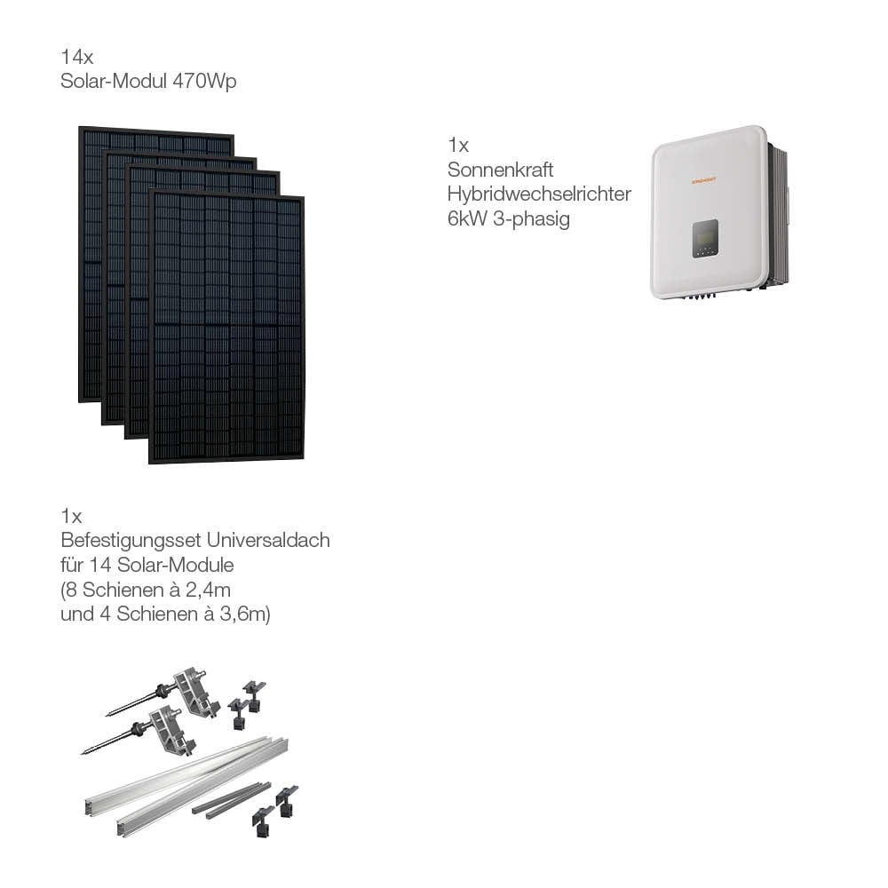 21001 Solaranlage Universaldach 6kwp7