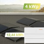 21120 – Solaranlage Flachdach 4kWp mit Speicher 12,44kWh