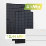 22100 Solaranlage 4kwp Mit Speicher 12,44kwh Ohne Halterung