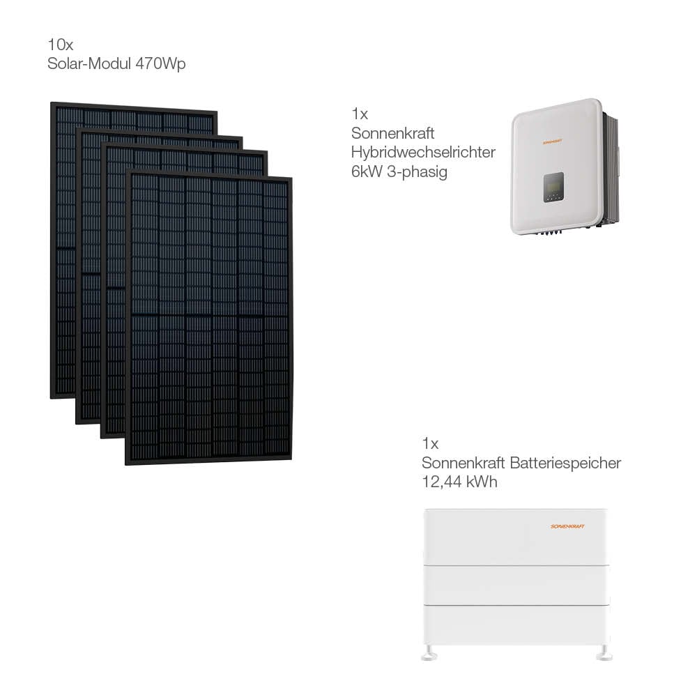 22100 Solaranlage 4kwp Mit Speicher 12,44kwh Ohne Halterung8