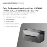 13100 Balkonkraftwerkspeicher 1,60kwh “anker Solix Solarbank 2 E1600 Pro” 02