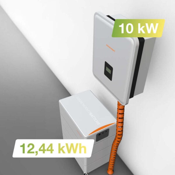 13115 Sonnenkraft Hybridwechselrichter 10kwp Mit Speicher 12,44kwh Inkl. Backup Schaltung 01