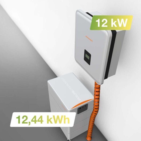 13116 Sonnenkraft Hybridwechselrichter 12kwp Mit Speicher 12,44kwh Inkl Backup Schaltung 01