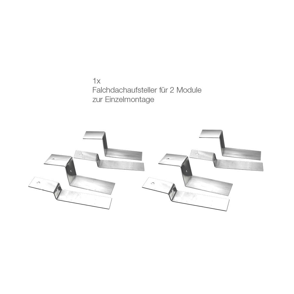 25039 Falchdachaufsteller Für 2 Module Zur Einzelmontage 02