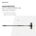 10053 Waschbürste Mit Teleskopstab 4,6m Inkl Nano Molekularer Photovoltaikreiniger 1 Lt 5% Verdünnung 04