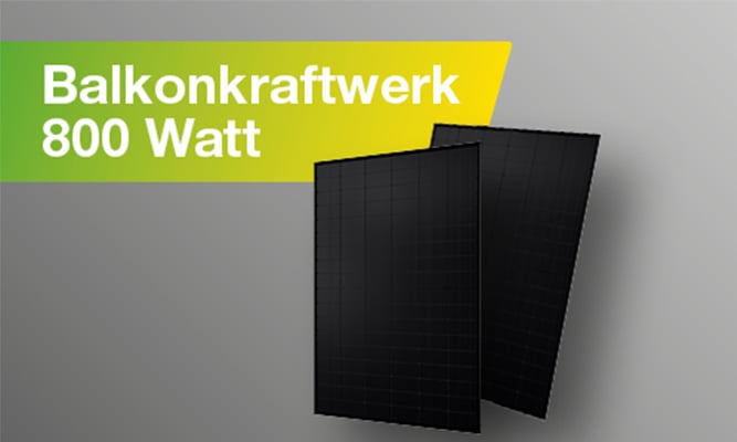 Balkonkraftwerk 800 Watt