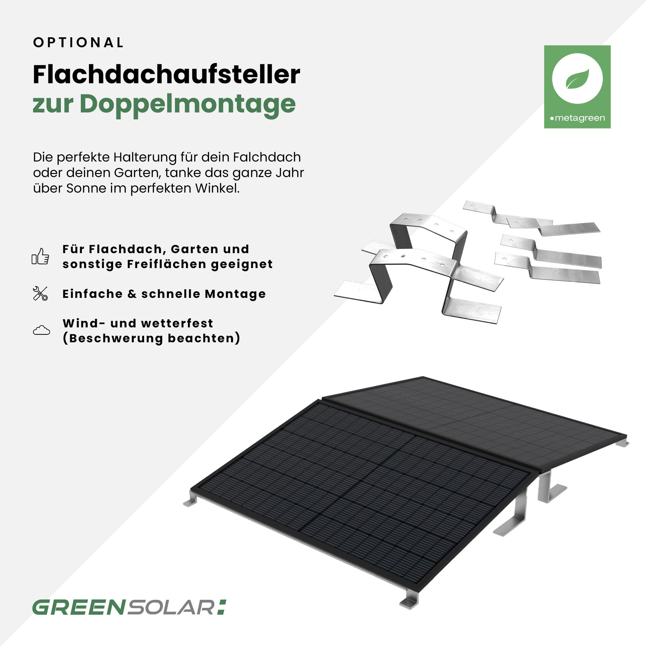 20366 Greensolar Balkonkraftwerk Basic 2320 800 010