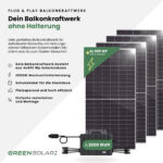 20366 Greensolar Balkonkraftwerk Basic 2320 800 02