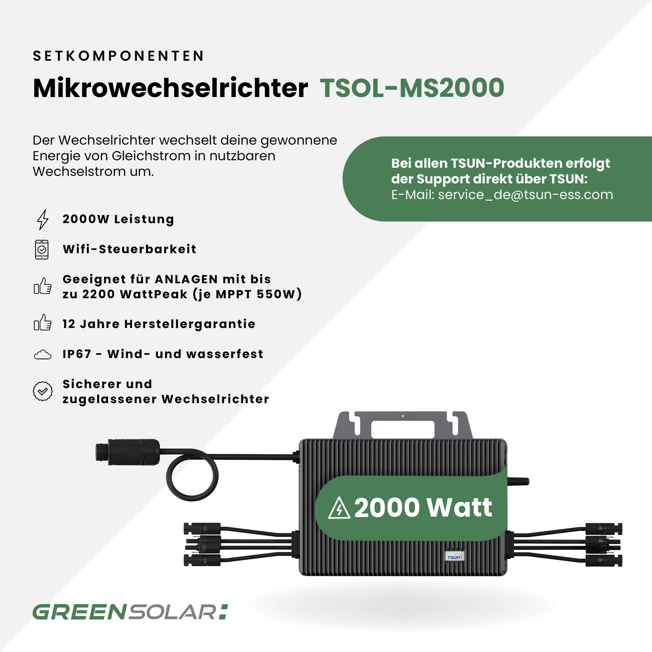 20366 Greensolar Balkonkraftwerk Basic 2320 800 06