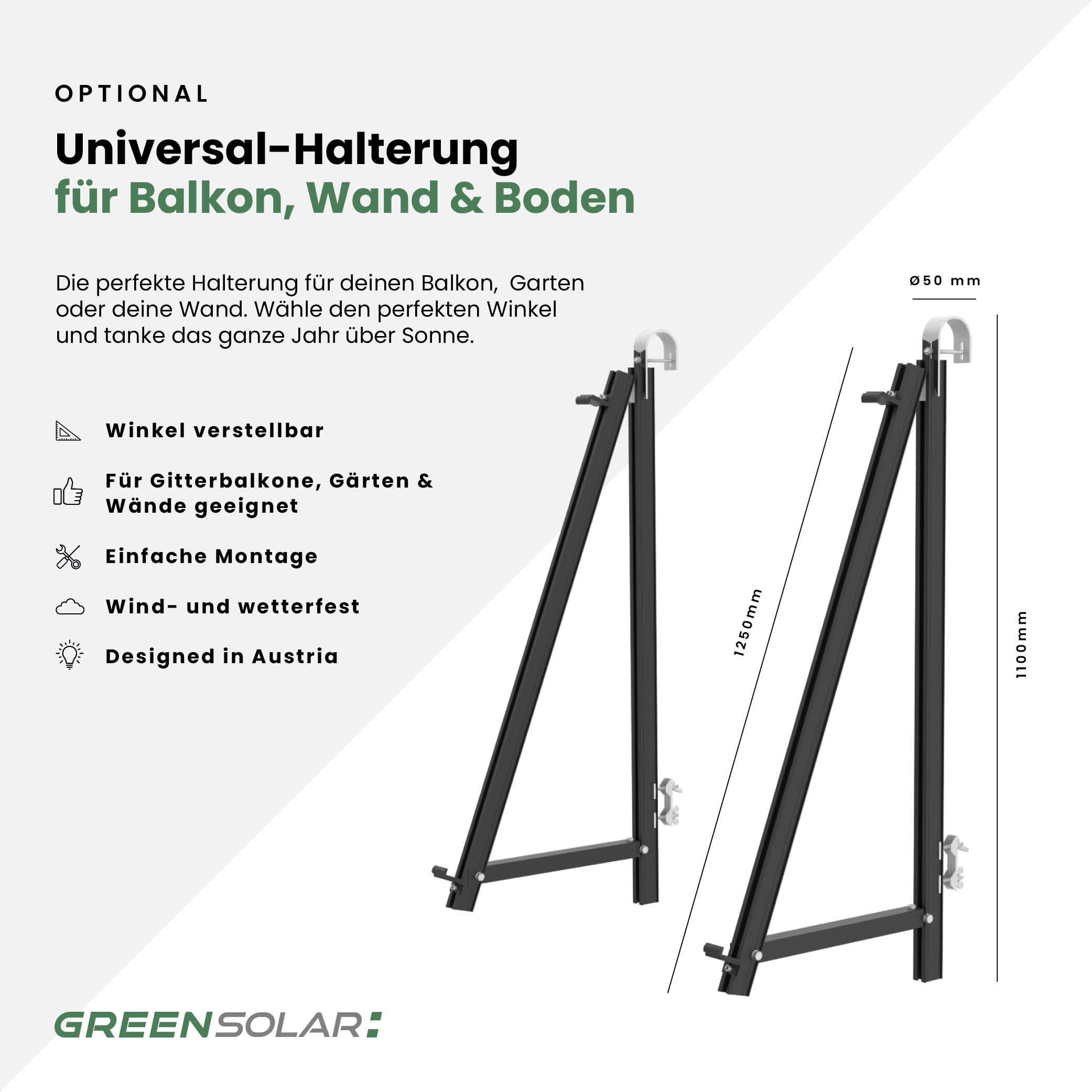 20366 Greensolar Balkonkraftwerk Basic 2320 800 09