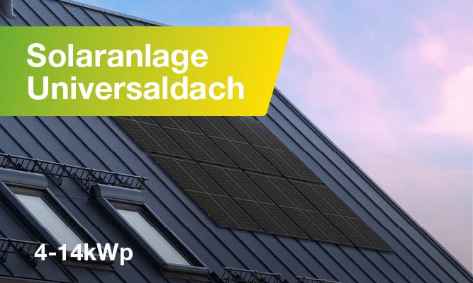 Solaranlage Universaldach