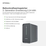 20368 Balkonkraftwerk Basic 1160 800 Bifazial Mit Balkonkraftwerkspeicher V3 Generation Basis 08
