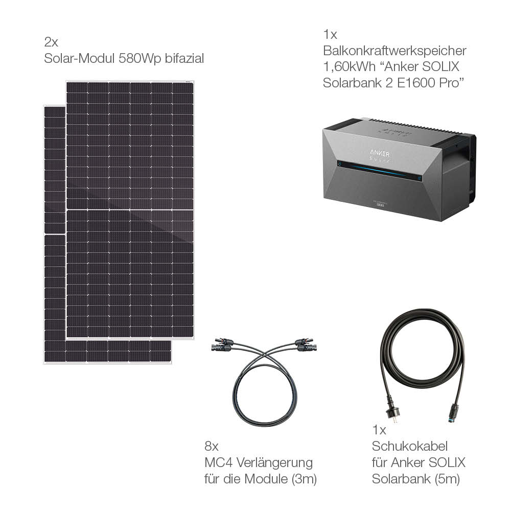 20369 Greensolar Balkonkraftwerk 1160 800 Mit Balkonkraftwerkspeicher Anker Solix Solarbank 2 14 20369 Greensolar Balkonkraftwerk 1160 800 Mit Balkonkraftwerkspeicher Anker Solix Solarbank 2 14