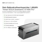 20370 Solarkraftwerk Basic 2320:800 Bifazial Mit Balkonkraftwerkspeicher Anker Solix 06