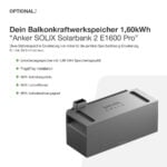 20370 Solarkraftwerk Basic 2320:800 Bifazial Mit Balkonkraftwerkspeicher Anker Solix 07