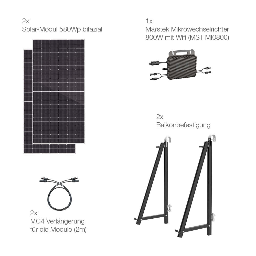 20371 Balkonkraftwerk Balkon 1160:800 Bifazial 09