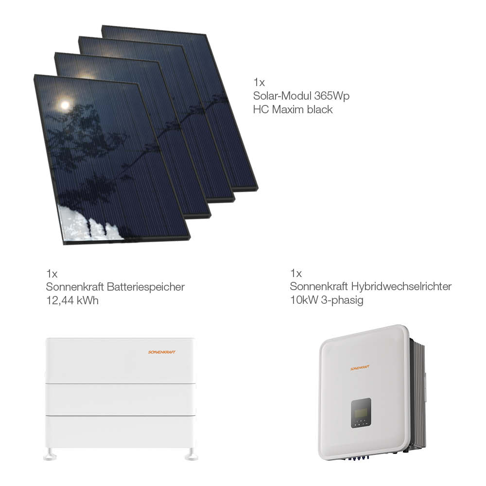 22203.1 Solaranlage 8,76kwp Mit Speicher 12,44kwh Ohne Halterung 09